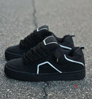 Lokal Big Preto Nubuck Prata