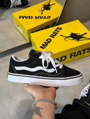 Mad Rats Old School Preto/Branco