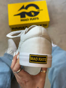 Mad Rats Old School White Couro